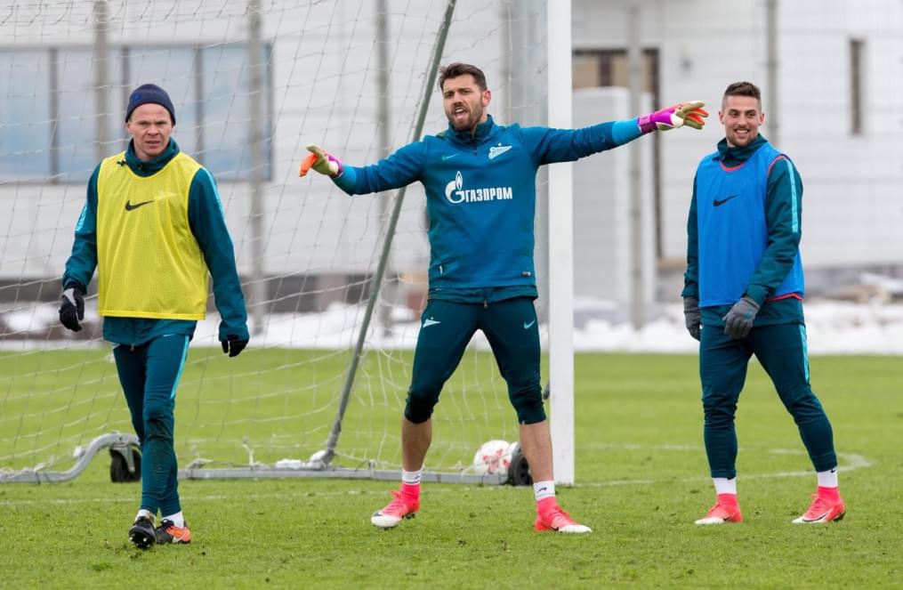 Открытая тренировка «Зенита» перед матчем со «Спартаком»