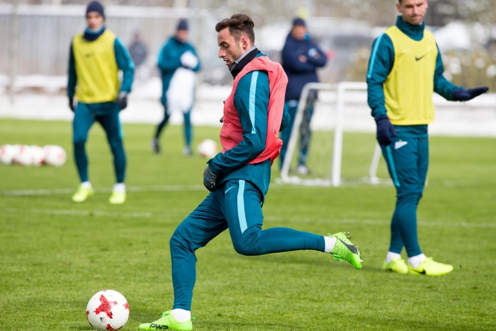 Открытая тренировка «Зенита» перед матчем со «Спартаком»