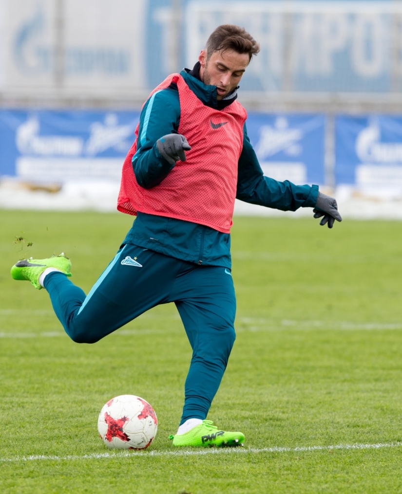 Открытая тренировка «Зенита» перед матчем со «Спартаком»