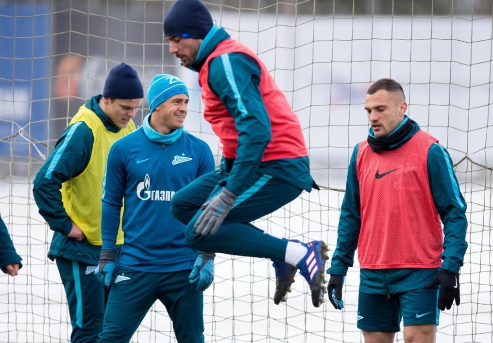 Открытая тренировка «Зенита» перед матчем со «Спартаком»