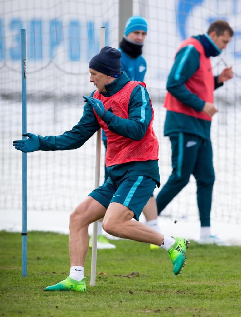 Открытая тренировка «Зенита» перед матчем со «Спартаком»