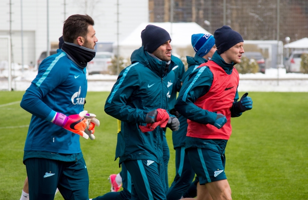 Открытая тренировка «Зенита» перед матчем со «Спартаком»