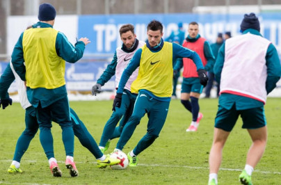 Открытая тренировка «Зенита» перед матчем со «Спартаком»