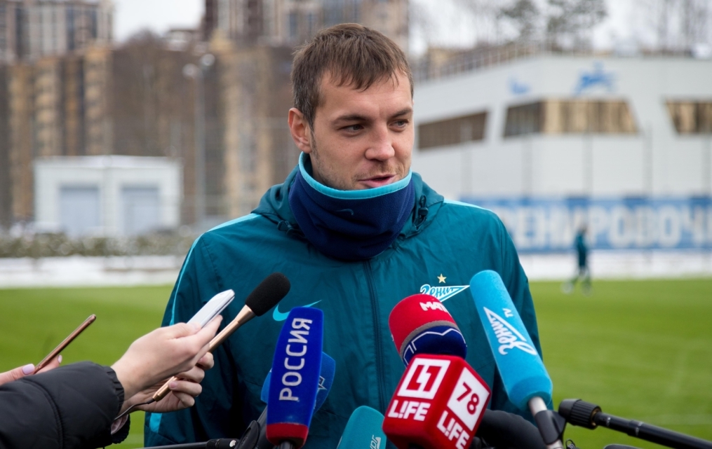 Открытая тренировка «Зенита» перед матчем со «Спартаком»