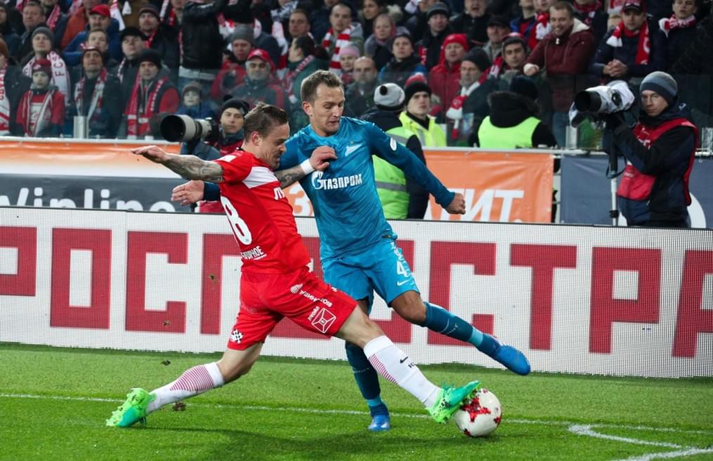 РОСГОССТРАХ-Чемпионат России 2016/17, 23-й тур, «Спартак» — «Зенит»