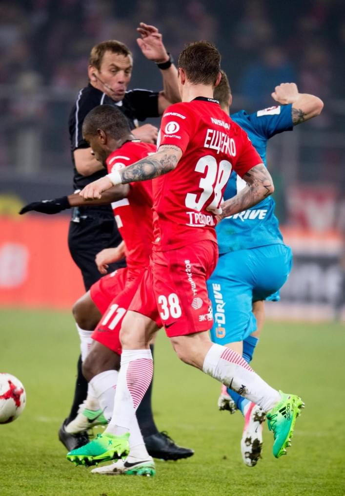 РОСГОССТРАХ-Чемпионат России 2016/17, 23-й тур, «Спартак» — «Зенит»