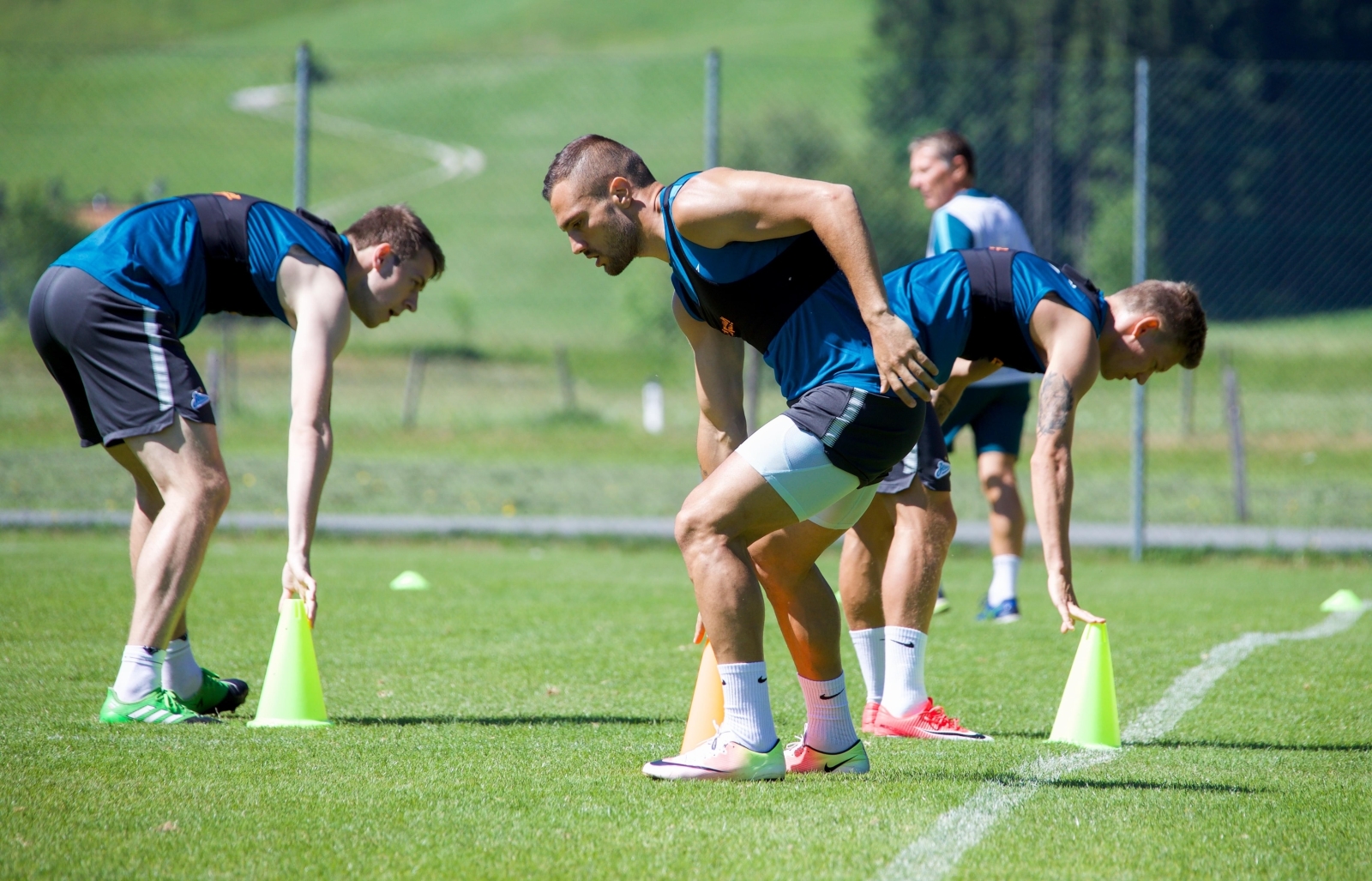 «Газпром»-тренировочные сборы в Австрии: 19 июня, утренняя тренировка