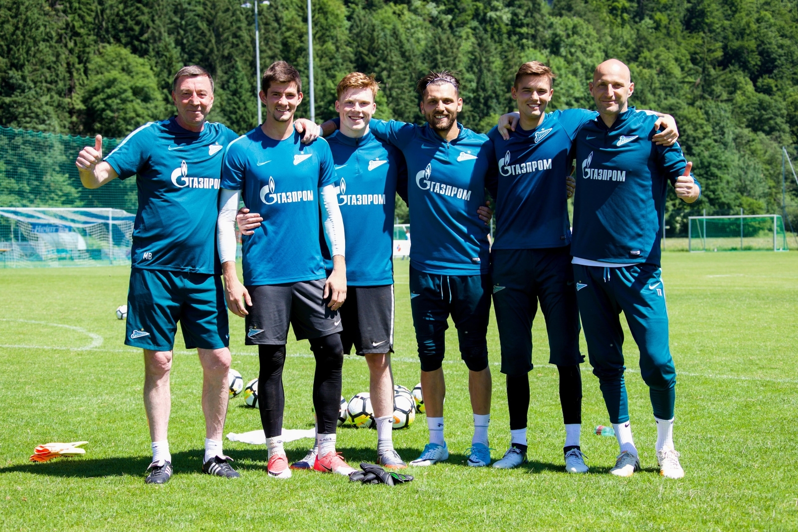 «Газпром»-тренировочные сборы в Австрии: 19 июня, утренняя тренировка