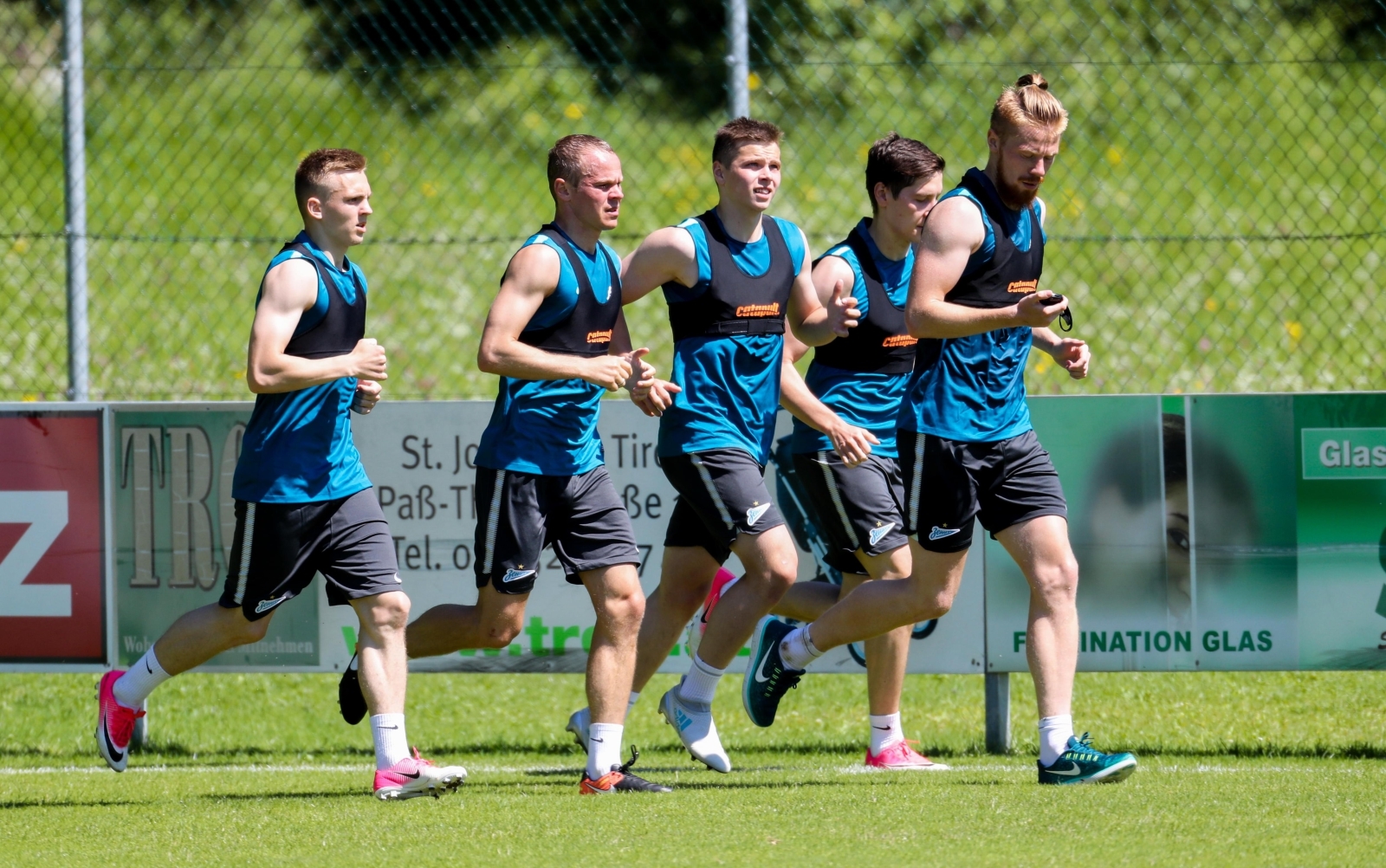 «Газпром»-тренировочные сборы в Австрии: 19 июня, утренняя тренировка