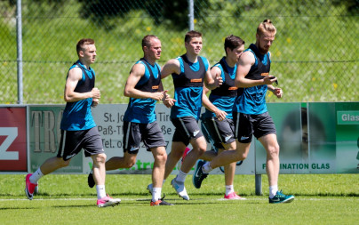 «Газпром»-тренировочные сборы в Австрии: 19 июня, утренняя тренировка