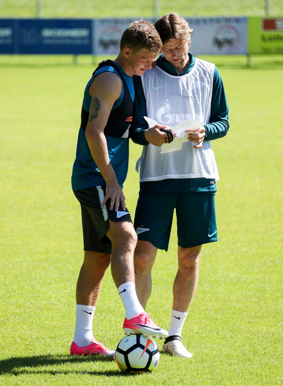 «Газпром»-тренировочные сборы в Австрии: 19 июня, утренняя тренировка