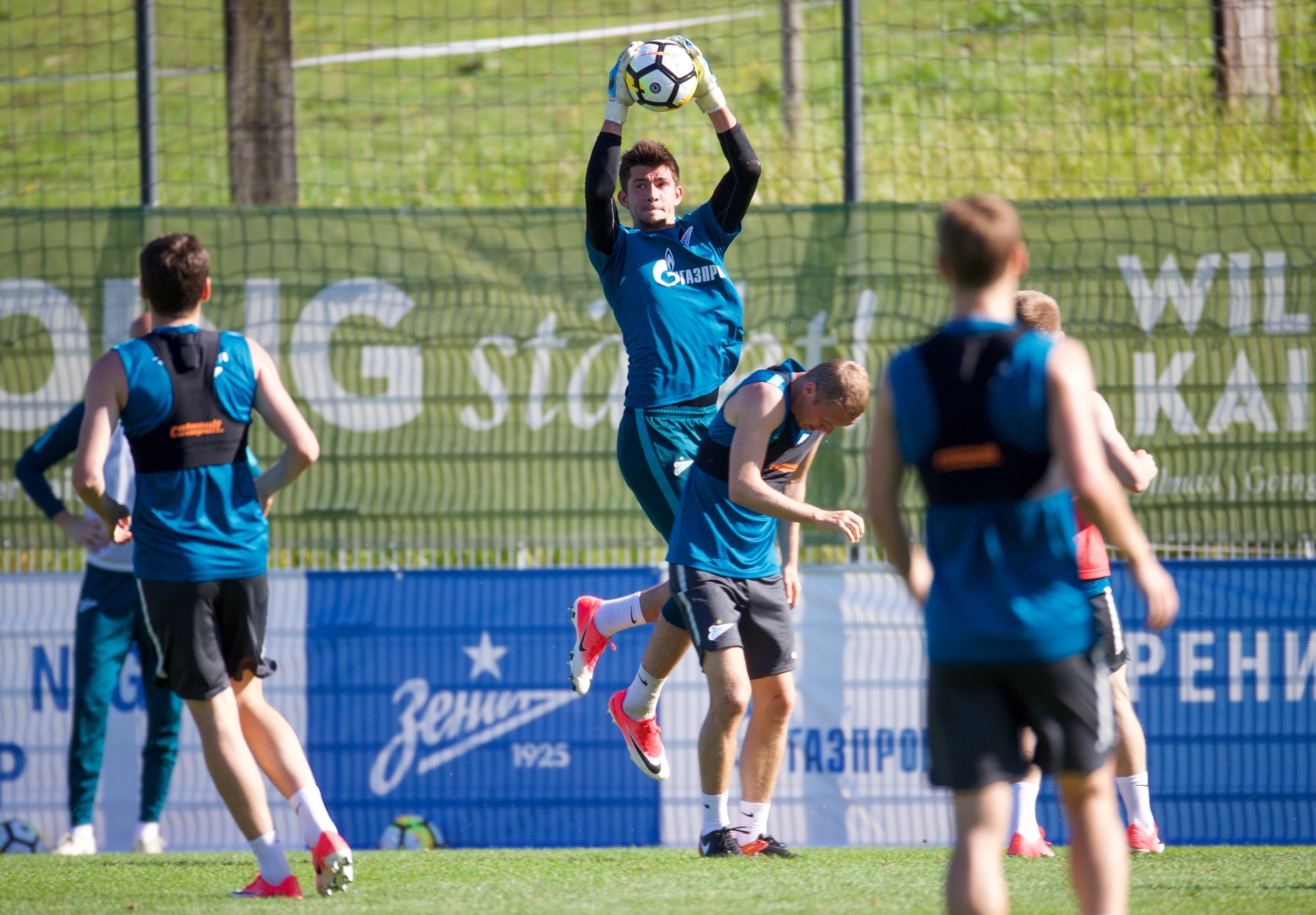 «Газпром»-тренировочные сборы в Австрии: 19 июня, вечерняя тренировка