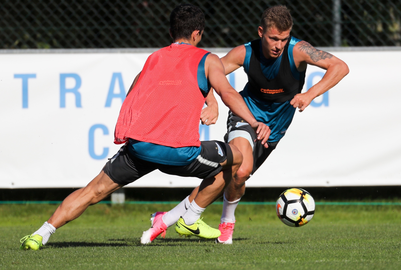 «Газпром»-тренировочные сборы в Австрии: 19 июня, вечерняя тренировка