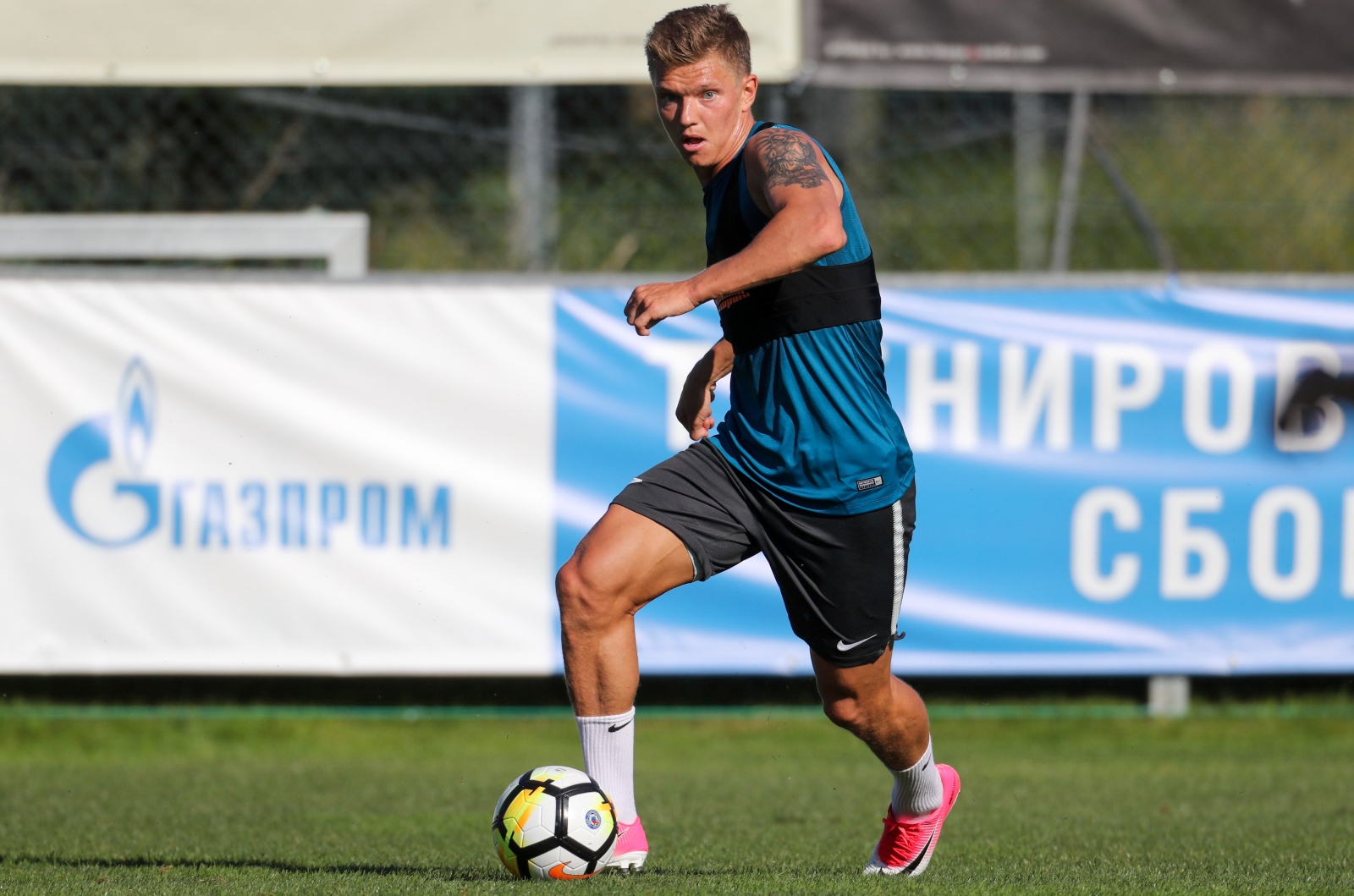 «Газпром»-тренировочные сборы в Австрии: 19 июня, вечерняя тренировка