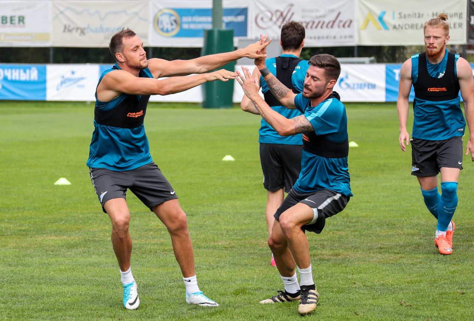 «Газпром»-тренировочные сборы в Австрии: 20 июня, вечерняя тренировка