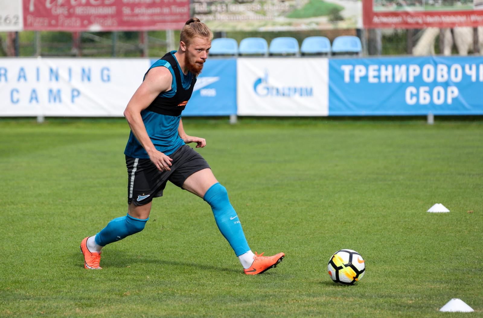 «Газпром»-тренировочные сборы в Австрии: 20 июня, вечерняя тренировка