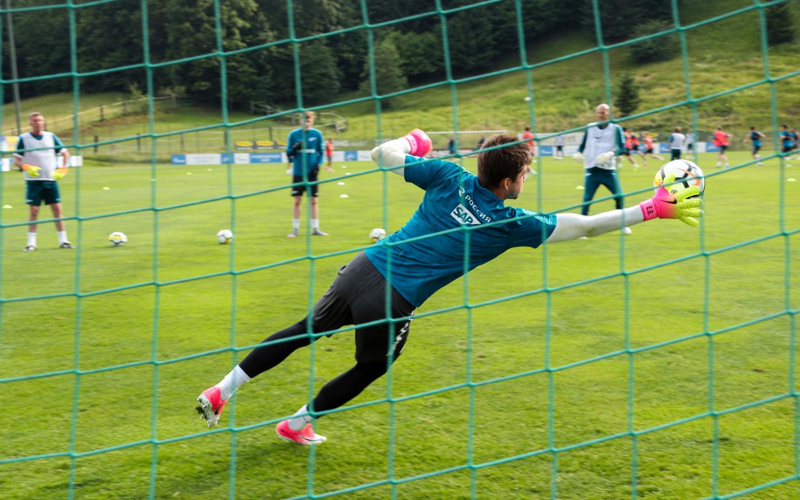 «Газпром»-тренировочные сборы в Австрии: 20 июня, вечерняя тренировка