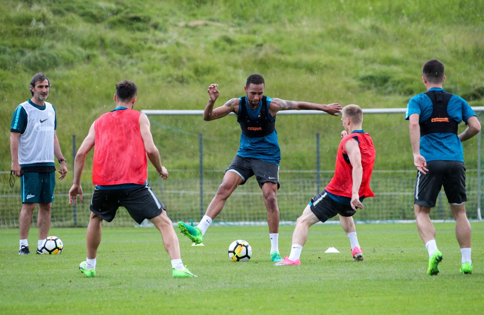 «Газпром»-тренировочные сборы в Австрии: 20 июня, вечерняя тренировка