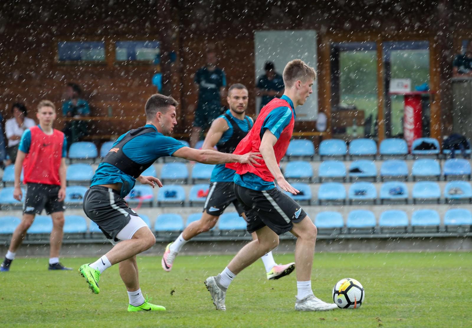 «Газпром»-тренировочные сборы в Австрии: 20 июня, вечерняя тренировка