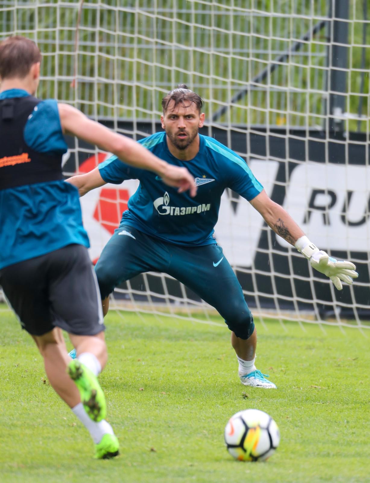 «Газпром»-тренировочные сборы в Австрии: 20 июня, вечерняя тренировка