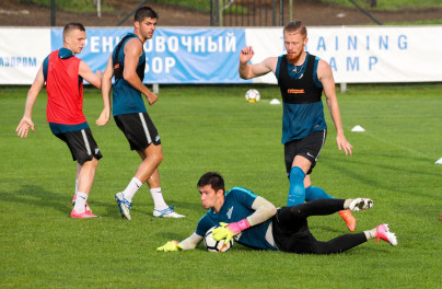 «Газпром»-тренировочные сборы в Австрии: 20 июня, вечерняя тренировка