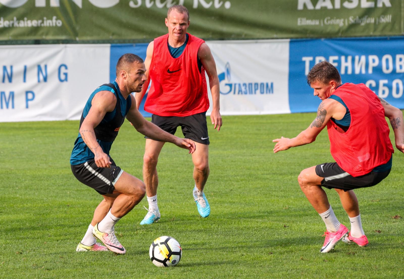 «Газпром»-тренировочные сборы в Австрии: 20 июня, вечерняя тренировка