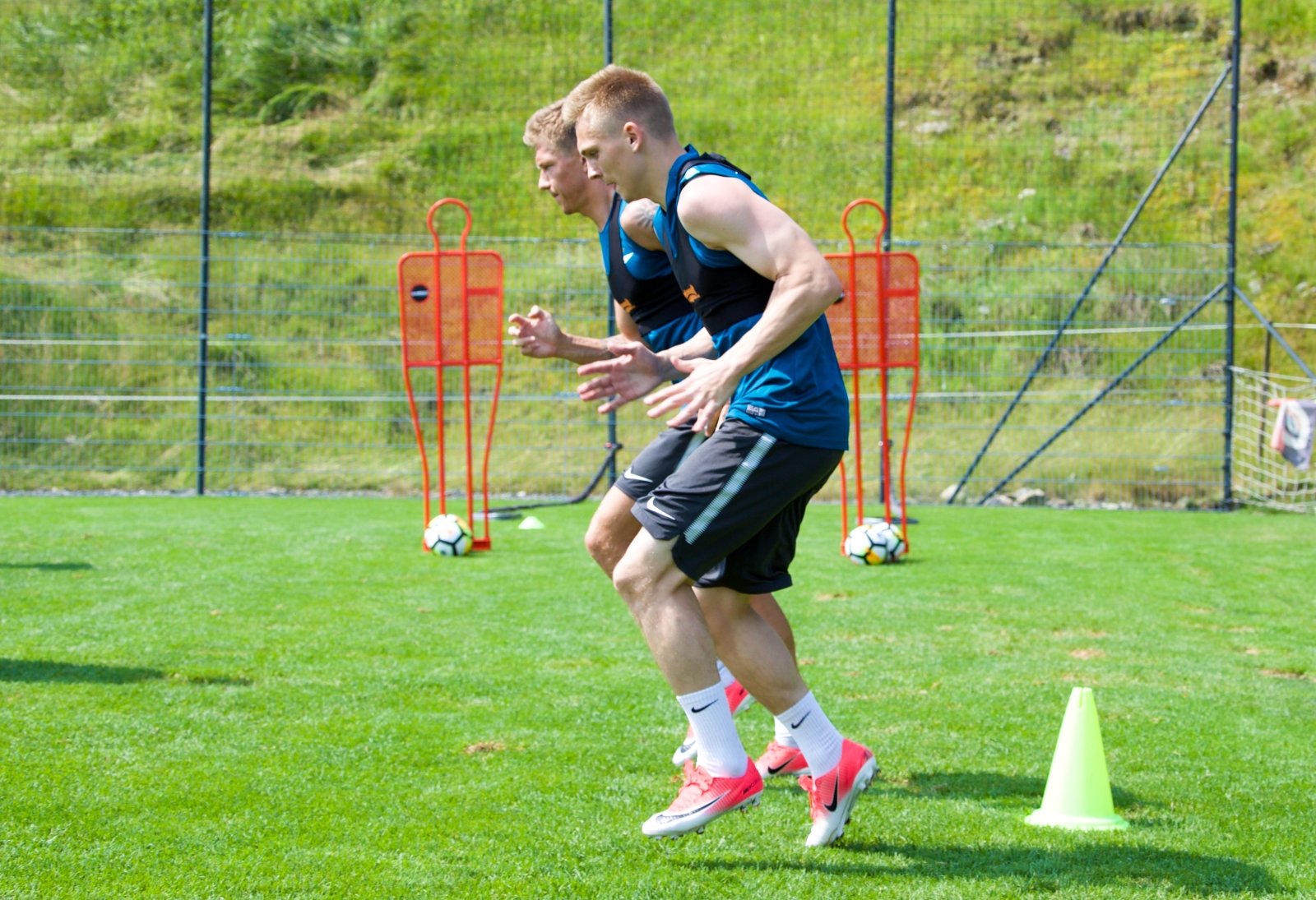 «Газпром»-тренировочные сборы в Австрии: 21 июня, утренняя тренировка