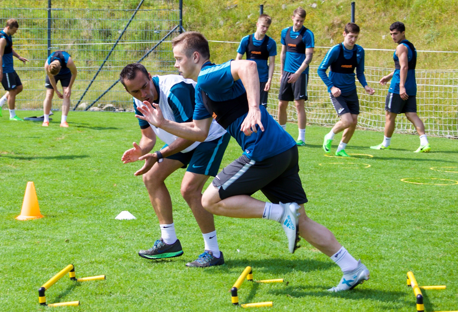 «Газпром»-тренировочные сборы в Австрии: 21 июня, утренняя тренировка
