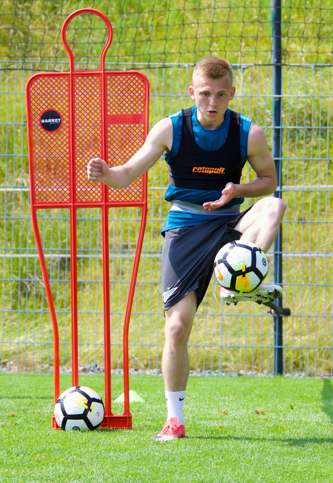 «Газпром»-тренировочные сборы в Австрии: 21 июня, утренняя тренировка