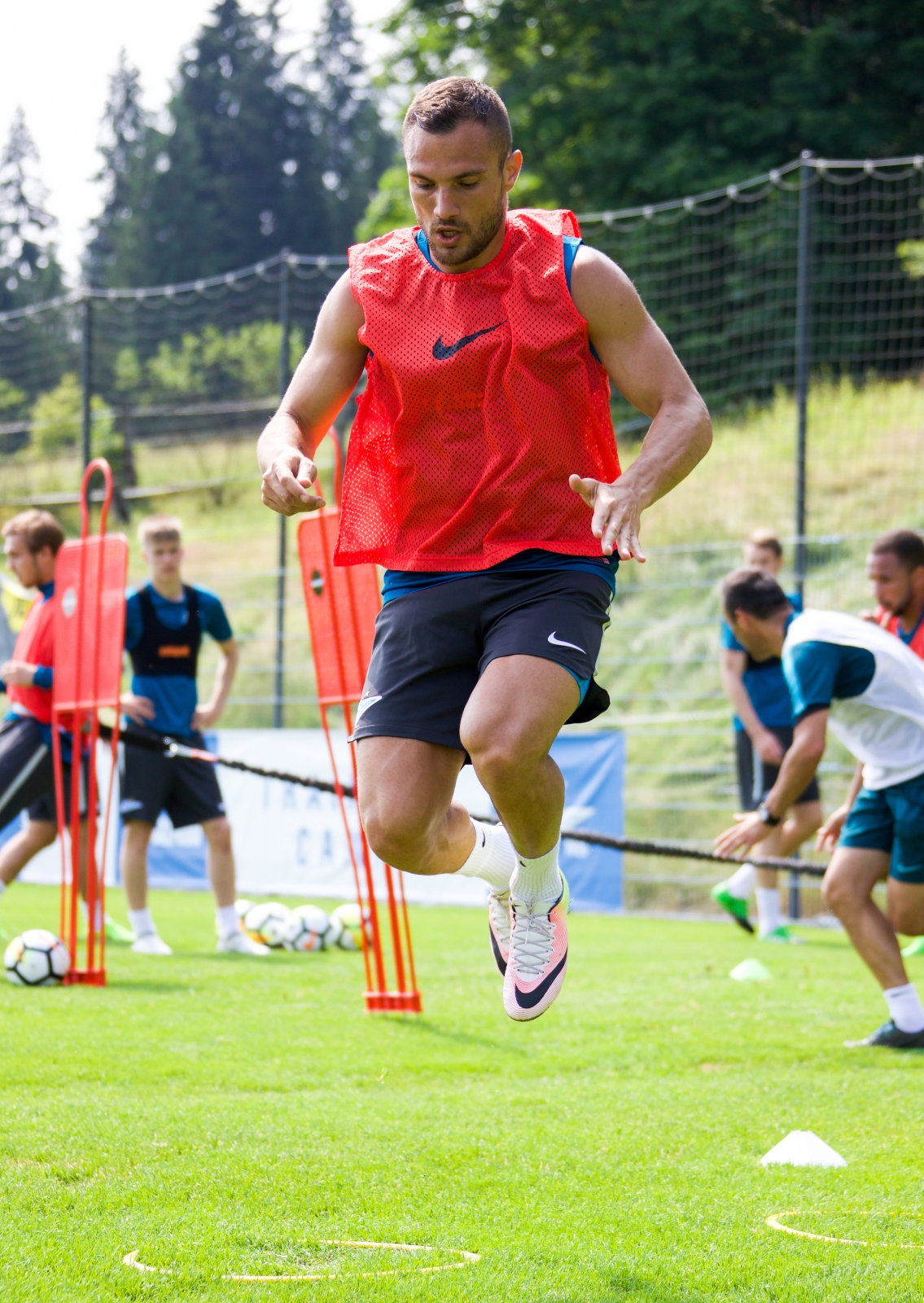 «Газпром»-тренировочные сборы в Австрии: 21 июня, утренняя тренировка