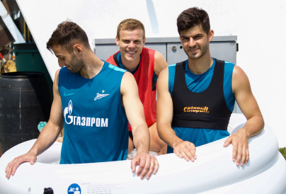 «Газпром»-тренировочные сборы в Австрии: 21 июня, утренняя тренировка