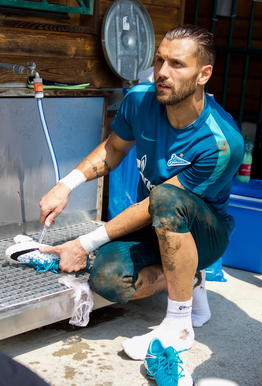 «Газпром»-тренировочные сборы в Австрии: 21 июня, утренняя тренировка