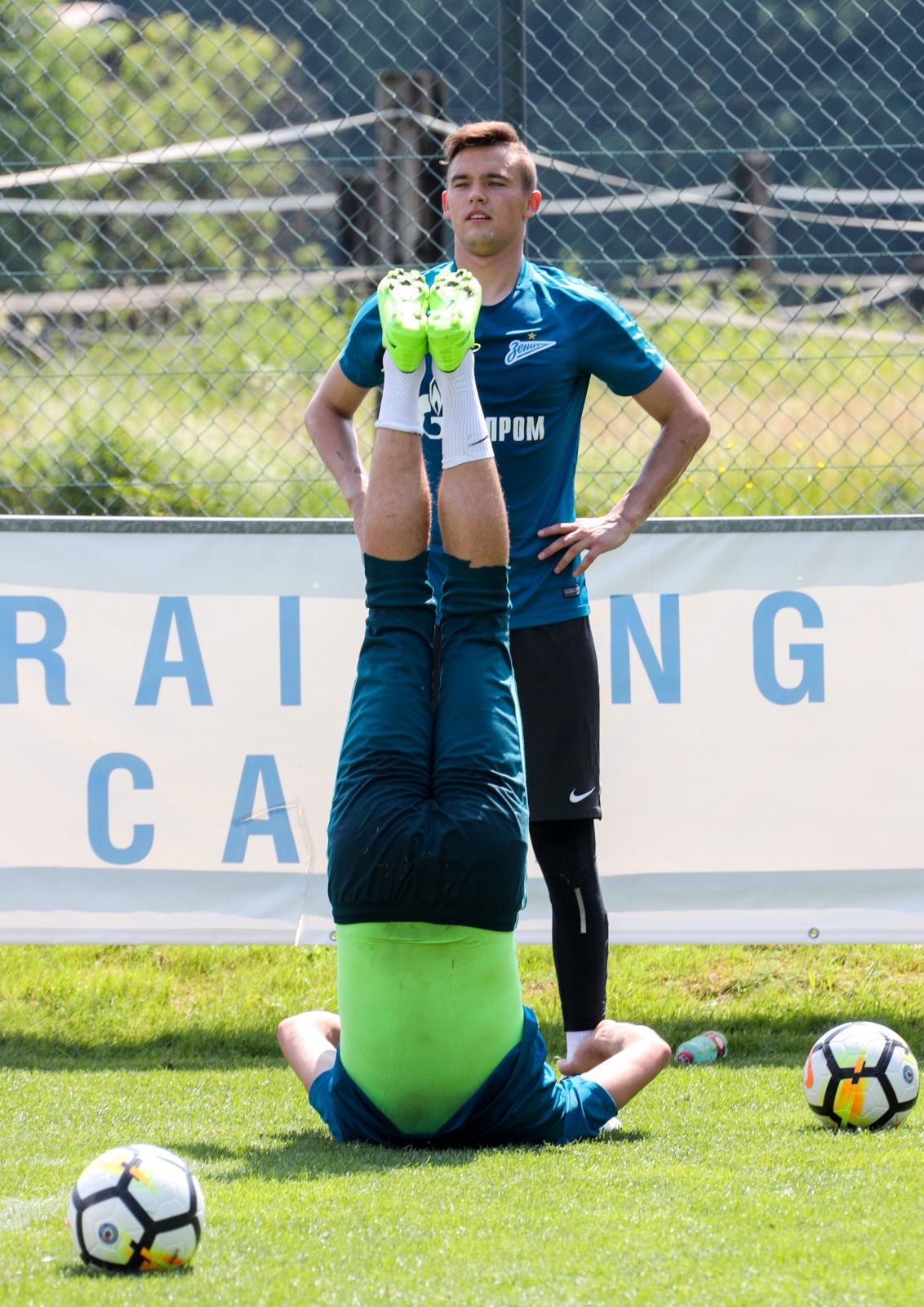 «Газпром»-тренировочные сборы в Австрии: 22 июня, утренняя тренировка