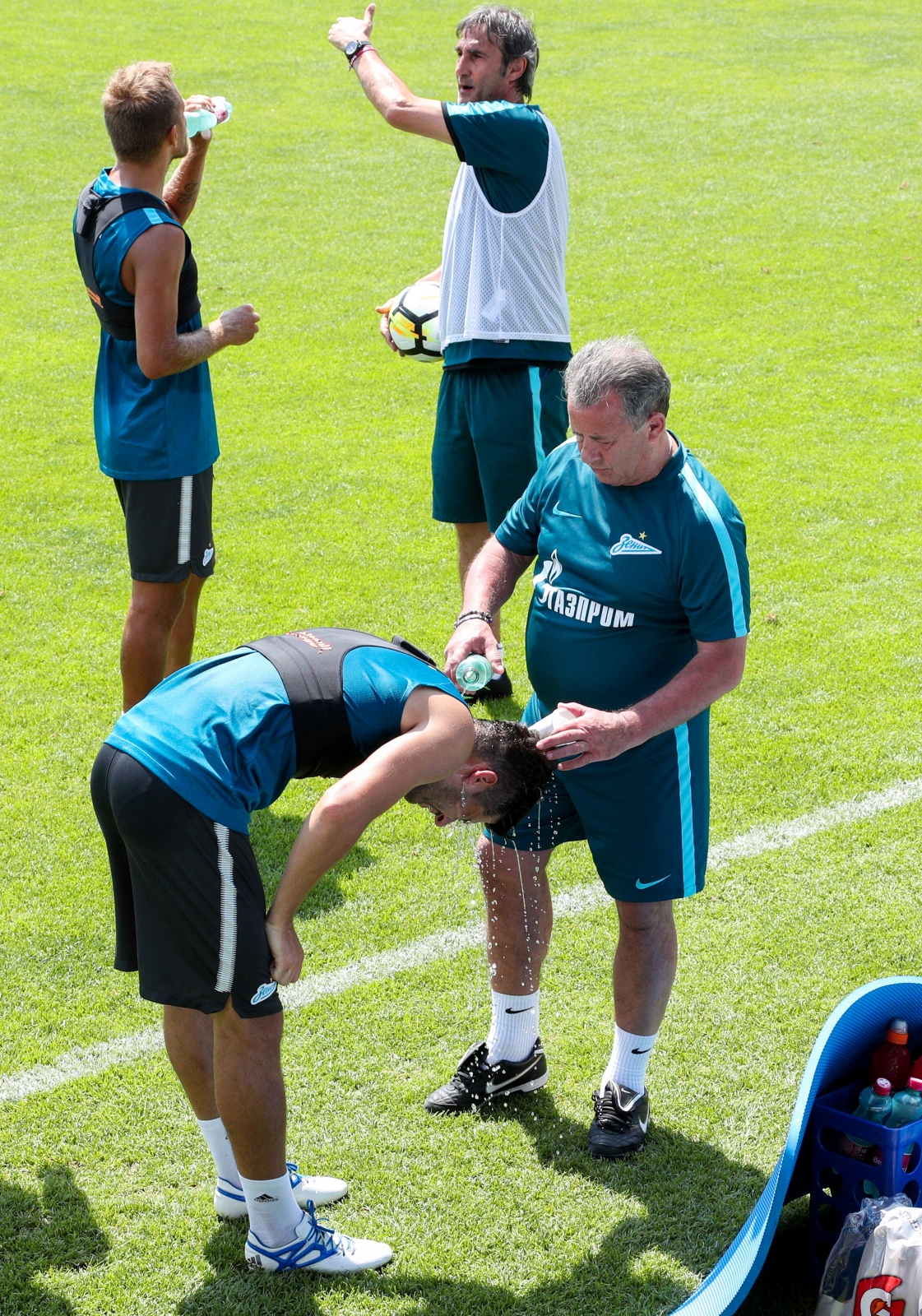 «Газпром»-тренировочные сборы в Австрии: 22 июня, утренняя тренировка