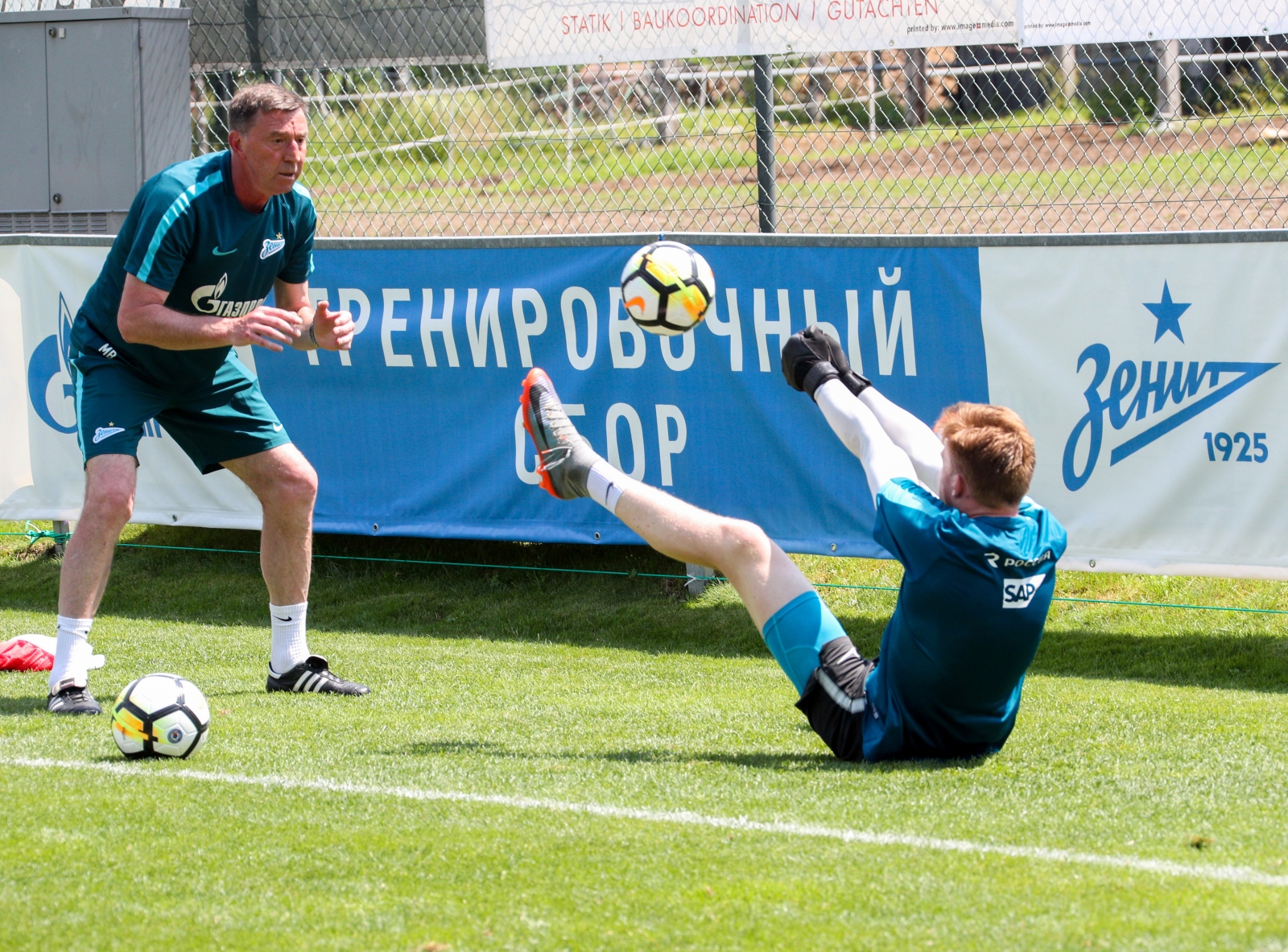 «Газпром»-тренировочные сборы в Австрии: 22 июня, утренняя тренировка