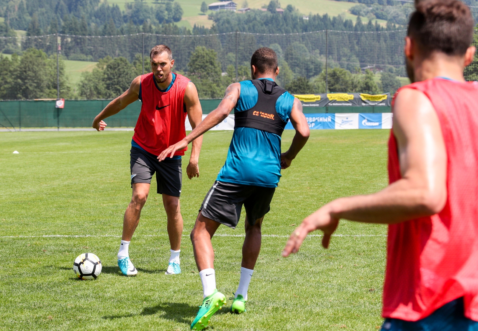 «Газпром»-тренировочные сборы в Австрии: 22 июня, утренняя тренировка