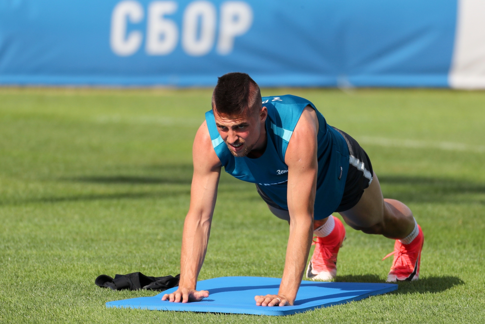 «Газпром»-тренировочные сборы в Австрии: 23 июня, вечерняя тренировка