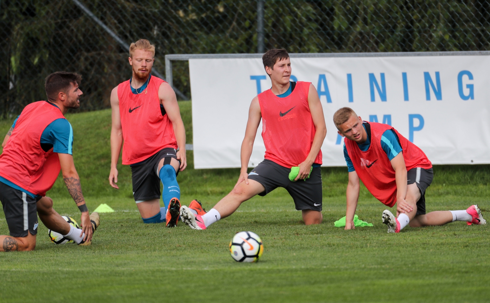 «Газпром»-тренировочные сборы в Австрии: 23 июня, вечерняя тренировка