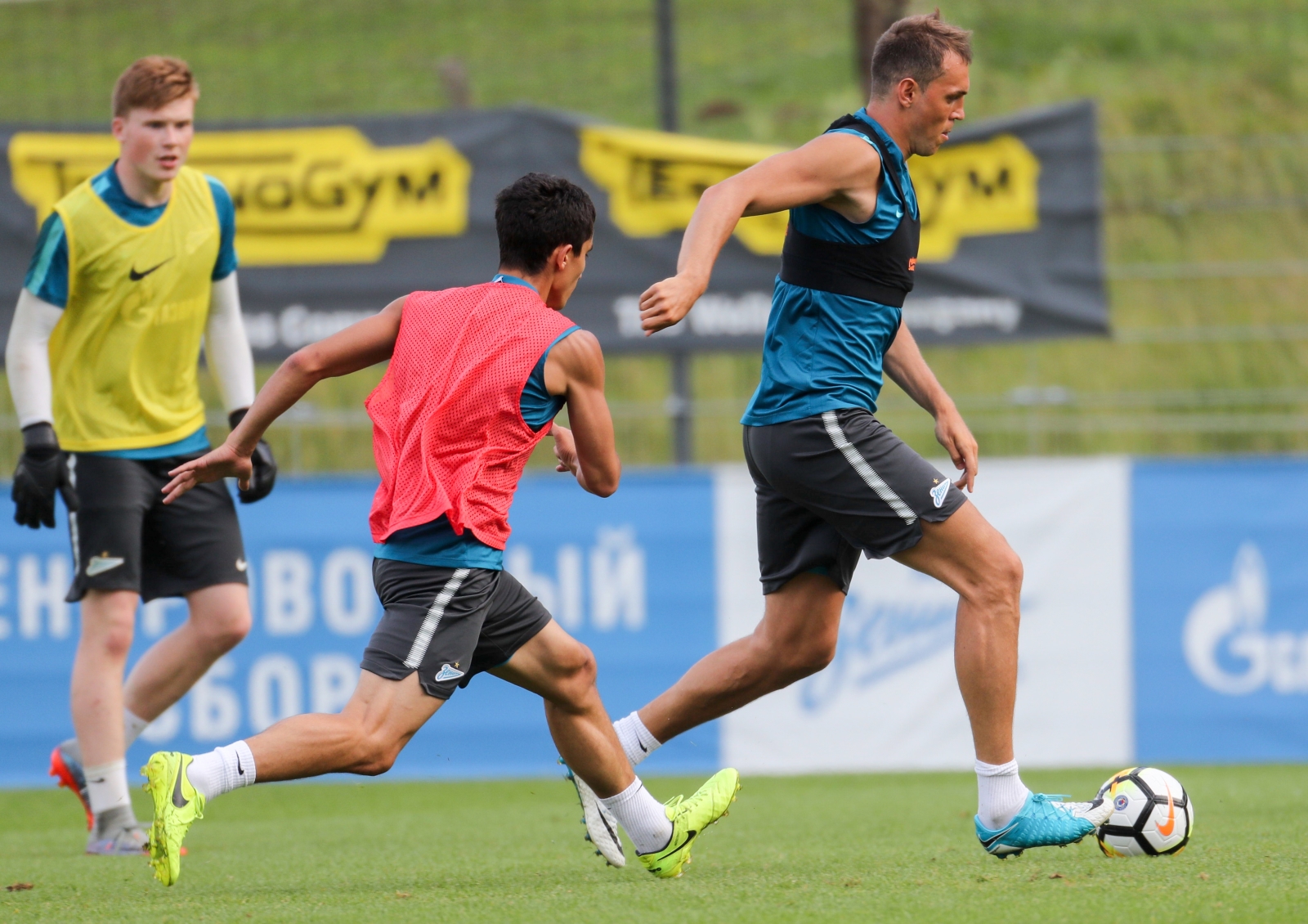 «Газпром»-тренировочные сборы в Австрии: 23 июня, вечерняя тренировка