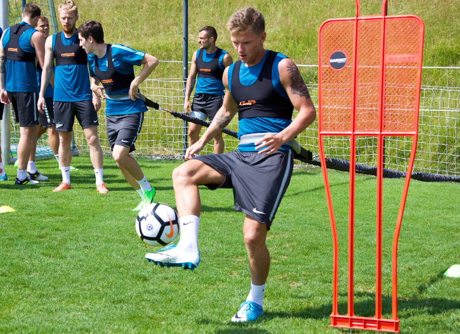 «Газпром»-тренировочные сборы в Австрии: 24 июня, утренняя тренировка