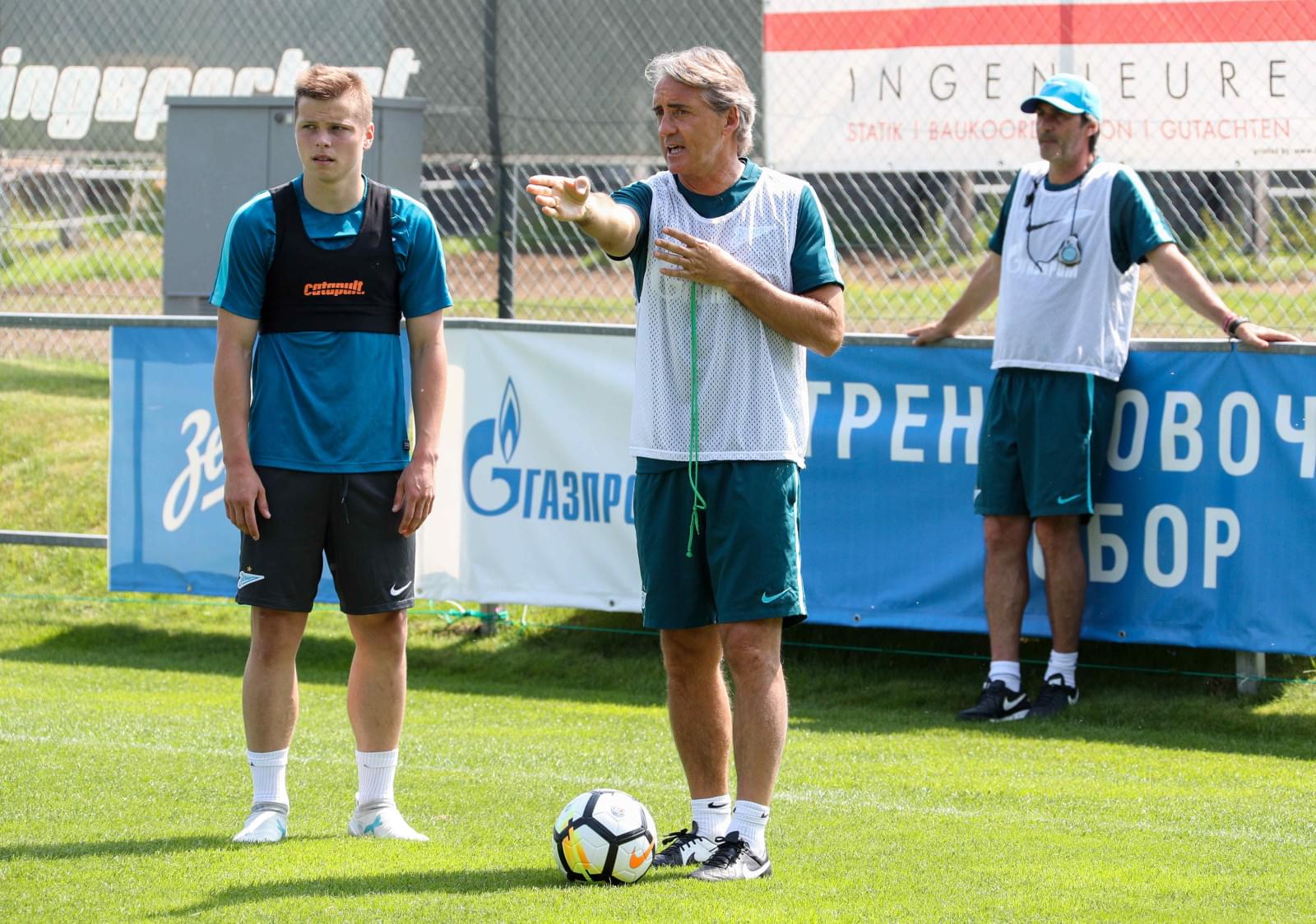 «Газпром»-тренировочные сборы в Австрии: 24 июня, утренняя тренировка