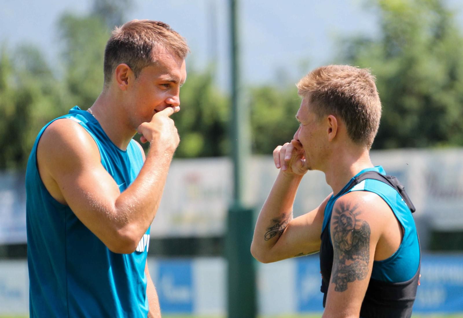 «Газпром»-тренировочные сборы в Австрии: 24 июня, утренняя тренировка