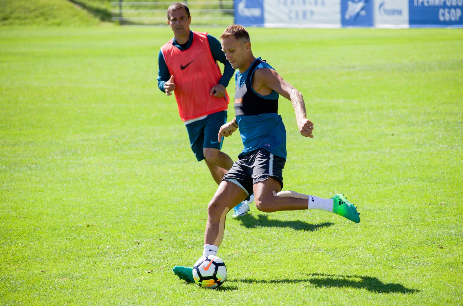 «Газпром»-тренировочные сборы в Австрии: 26 июня, утренняя тренировка