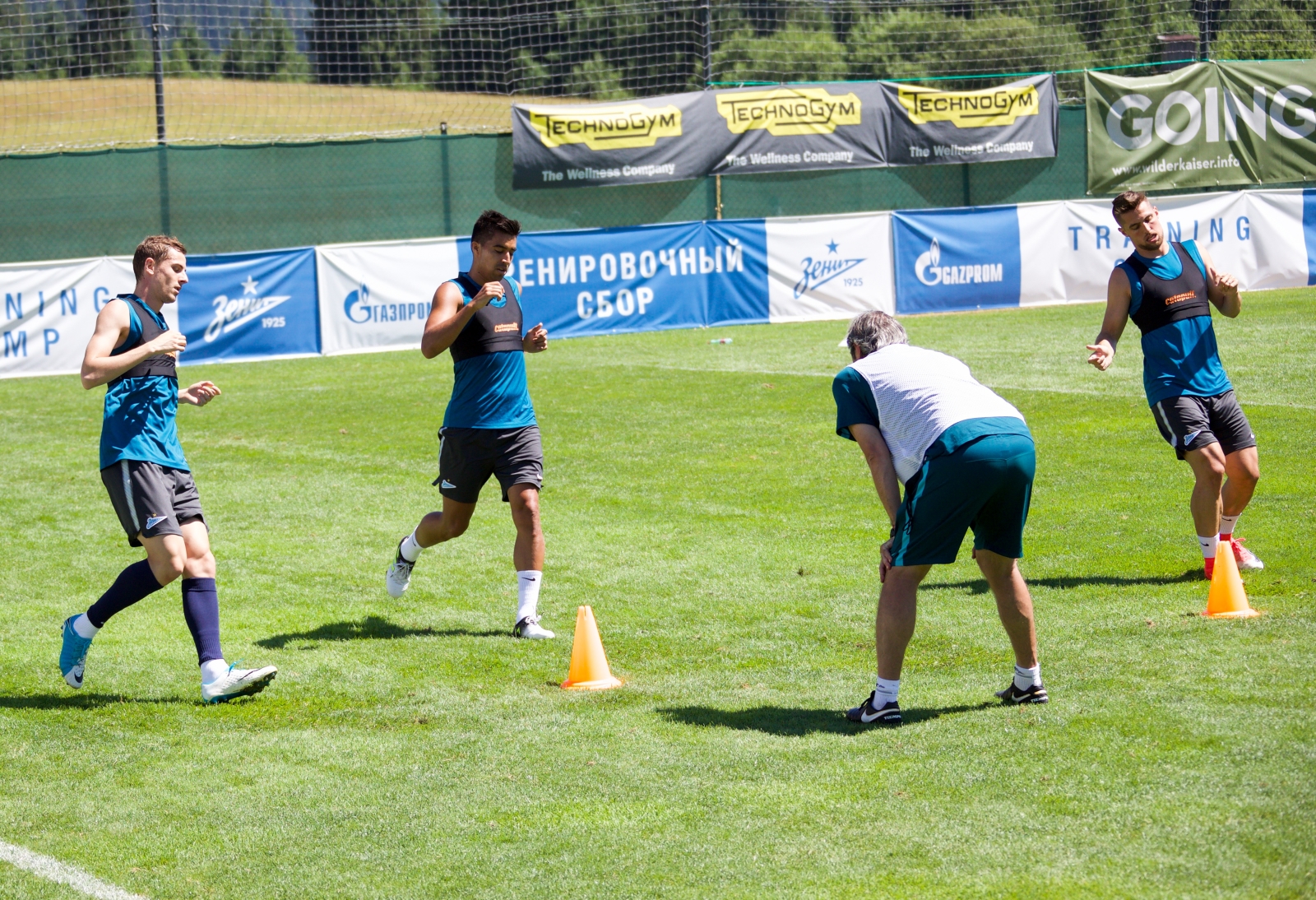 «Газпром»-тренировочные сборы в Австрии: 26 июня, утренняя тренировка