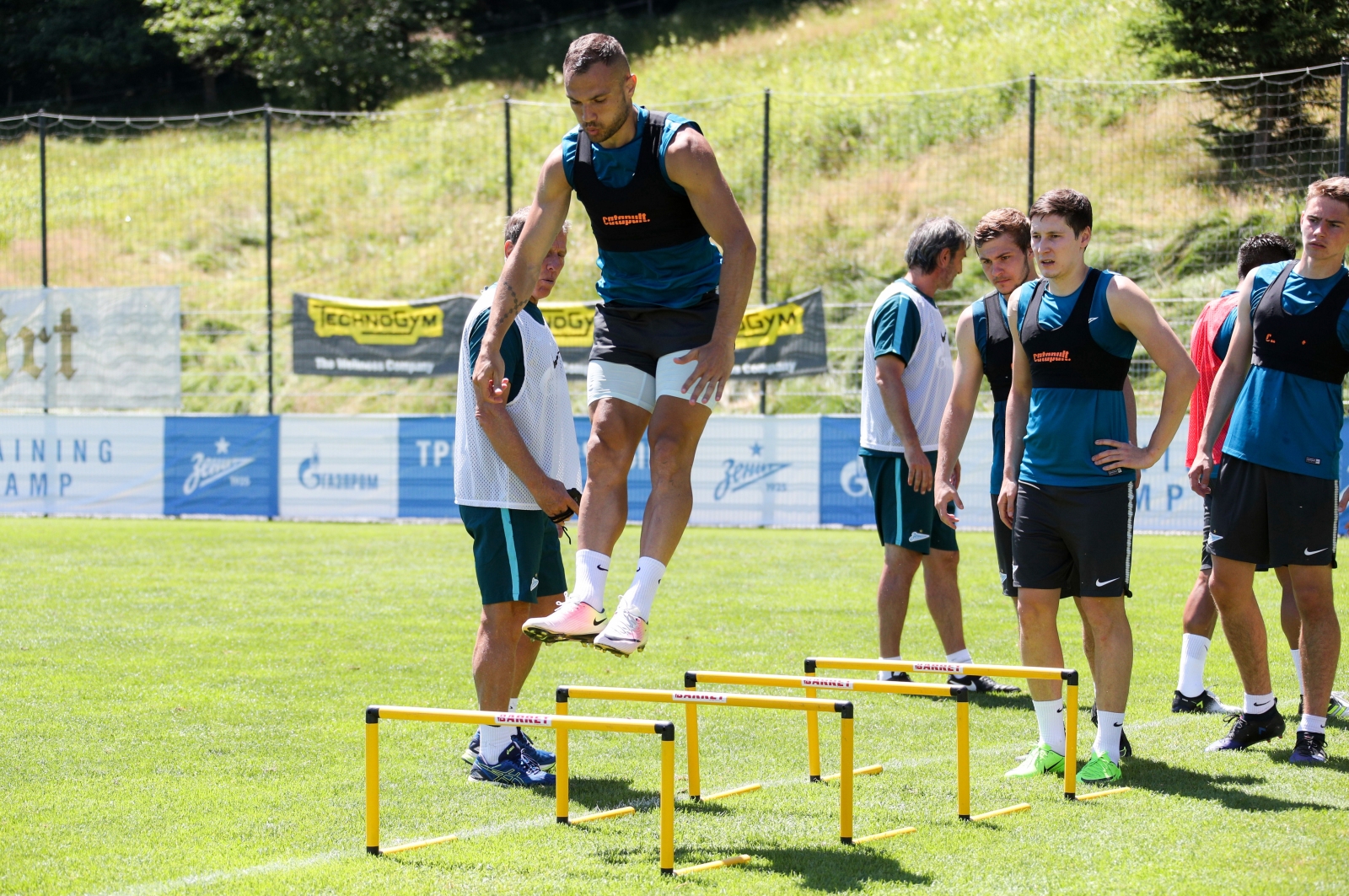 «Газпром»-тренировочные сборы в Австрии: 26 июня, утренняя тренировка