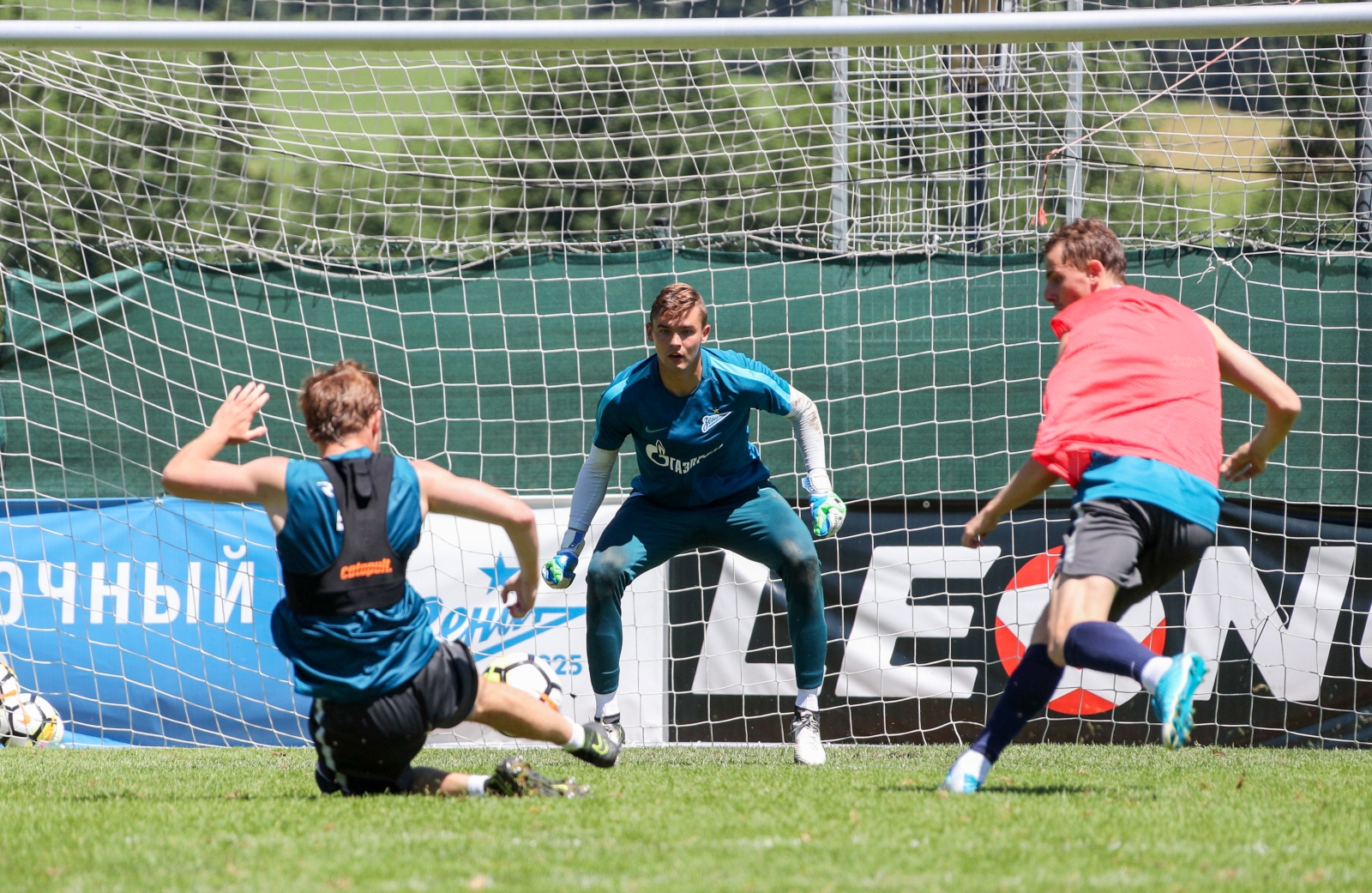 «Газпром»-тренировочные сборы в Австрии: 26 июня, утренняя тренировка