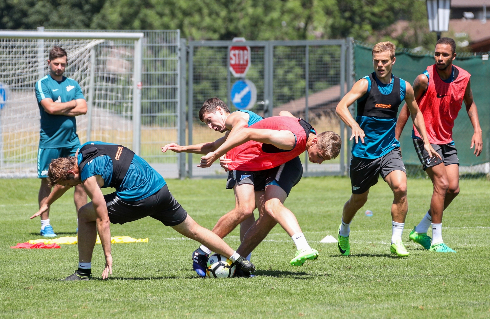 «Газпром»-тренировочные сборы в Австрии: 26 июня, утренняя тренировка