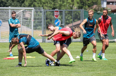 «Газпром»-тренировочные сборы в Австрии: 26 июня, утренняя тренировка