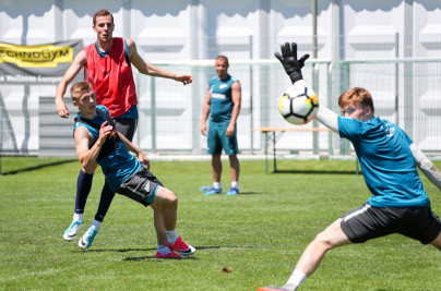 «Газпром»-тренировочные сборы в Австрии: 26 июня, утренняя тренировка