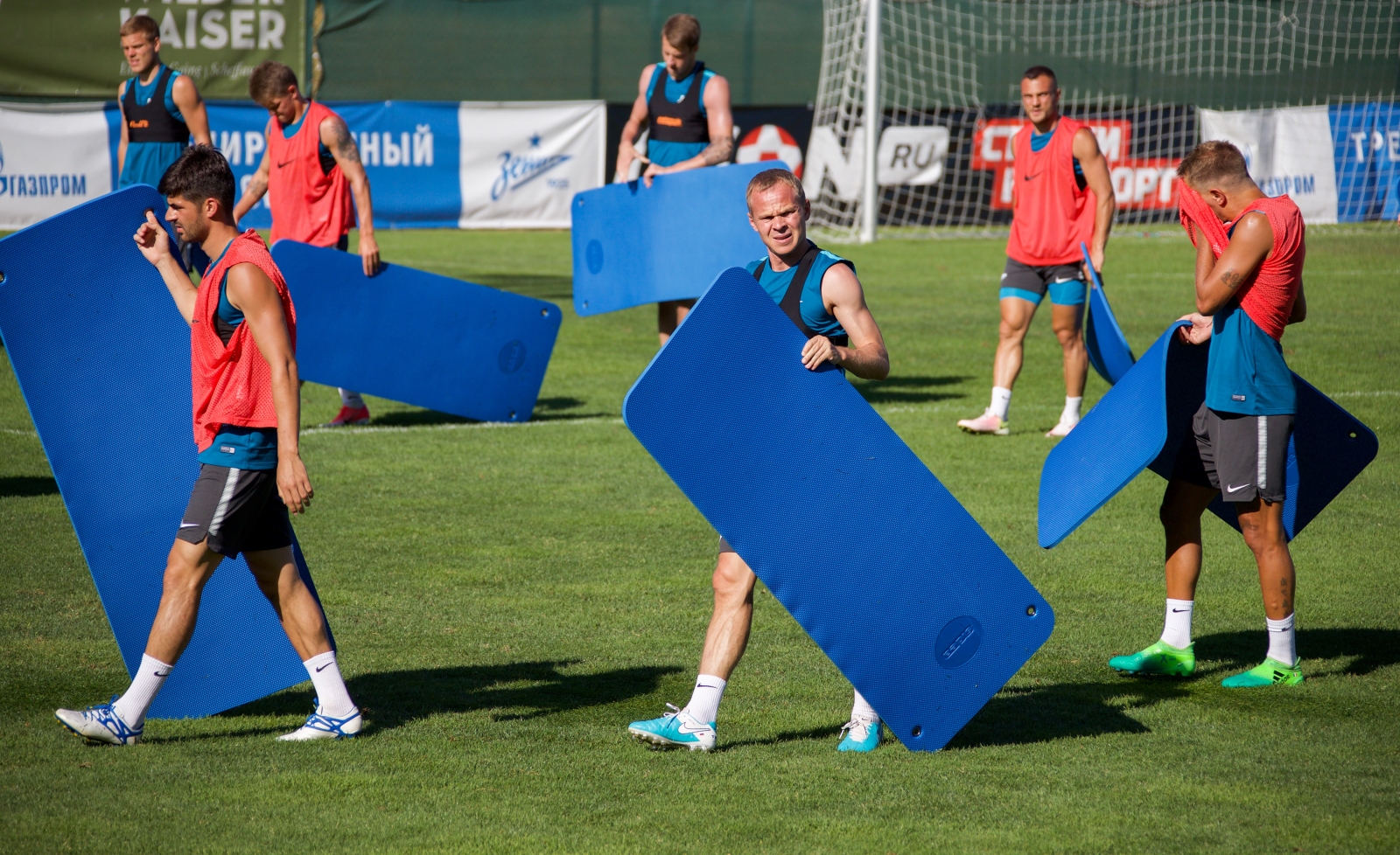 «Газпром»-тренировочные сборы в Австрии: 26 июня, вечерняя тренировка